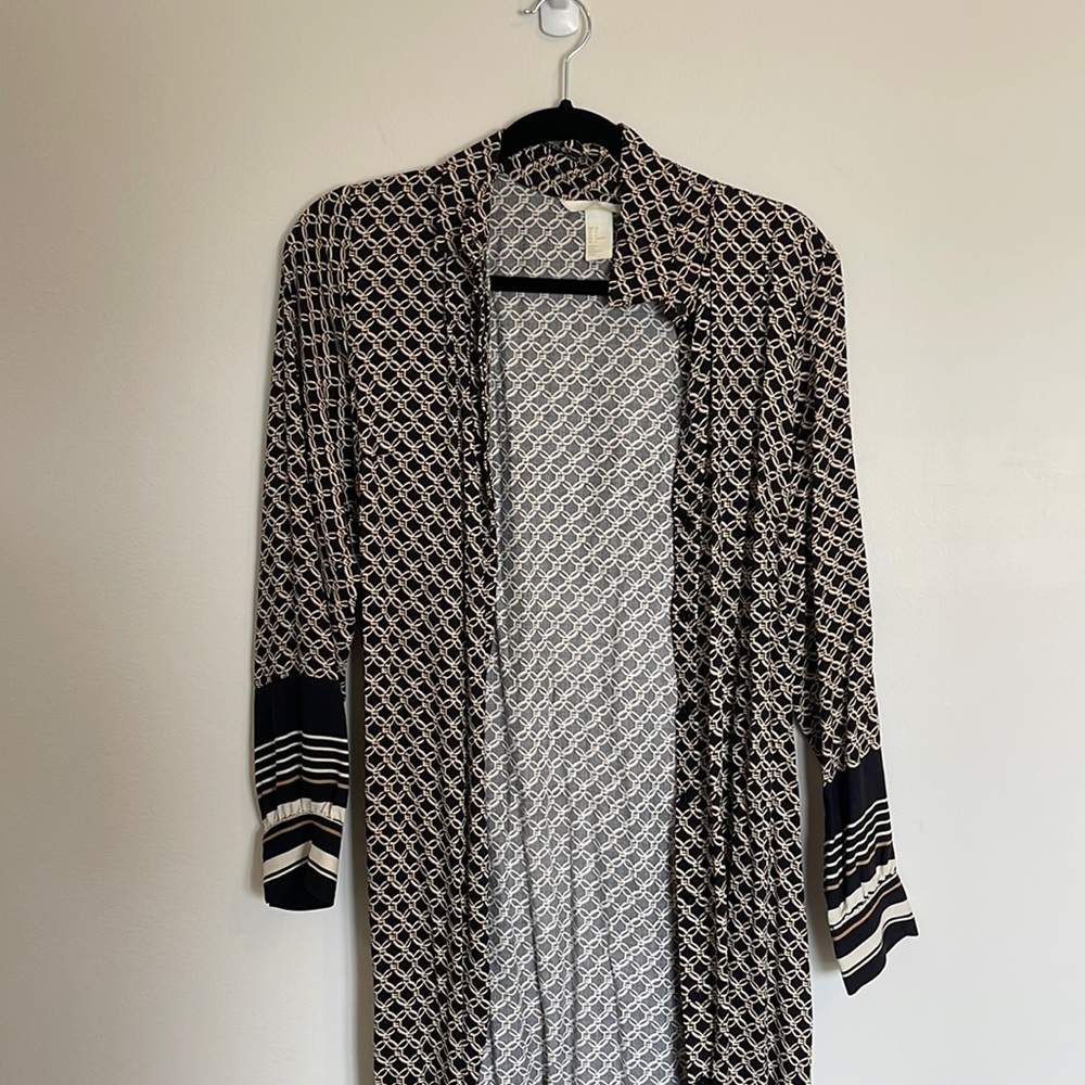 H&M Robe Dress, Button Dress w Tie.